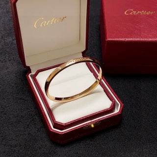 Cartier Elara Pavé Line Diamond Bangle Bracelet