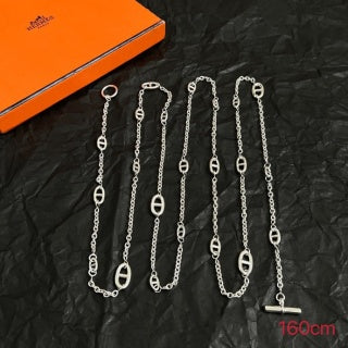 Hermès Chaine d’Ancre Long Oval Link Necklace