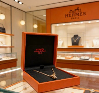 Hermès Mini Kelly Lock Pendant Necklace