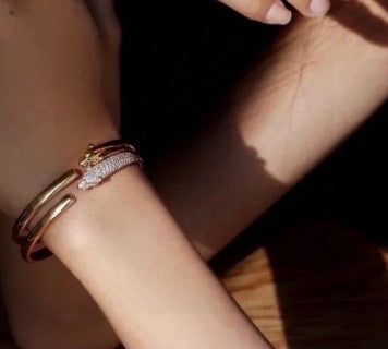 Cartier Clou Ardent Sculptural Open Bracelet