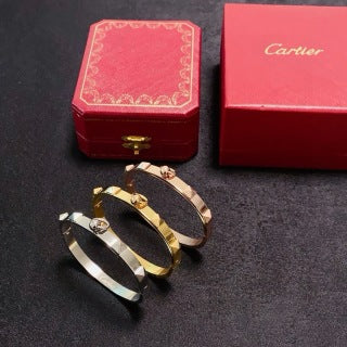 Cartier narrow-width studded bracelet