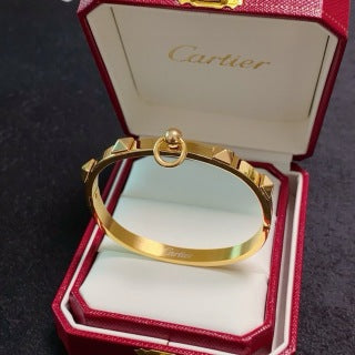 Cartier narrow-width studded bracelet