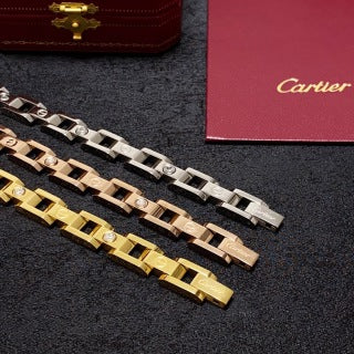 Cartier Ardent Geometric Link Bracelet