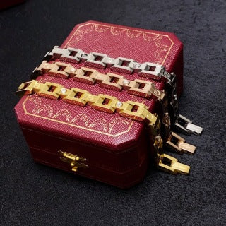 Cartier Ardent Geometric Link Bracelet
