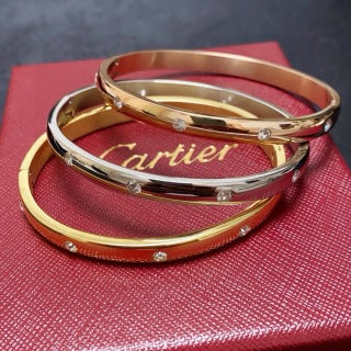Cartier Lumière Trio Diamond Bangle Set