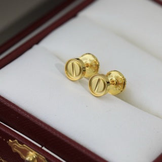 Cartier screw-motif stud earrings