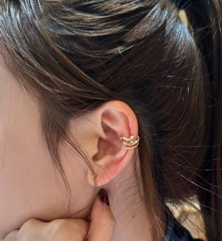 Cartier Love Entrelacé Mini Hoop Stud Earrings