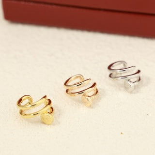 Cartier Love Entrelacé Mini Hoop Stud Earrings
