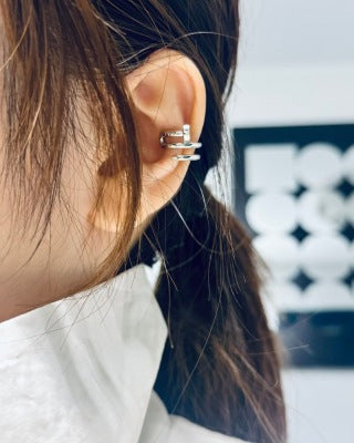 Cartier Love Entrelacé Mini Hoop Stud Earrings