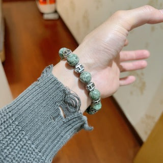 Hermès Aquarelle Gemstone H Bead Bracelet