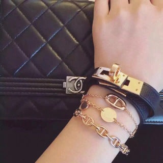 Hermès Chaine d’Ancre Link Cuff Bracelet