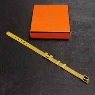 Hermès Clic H Mesh Chain Bracelet