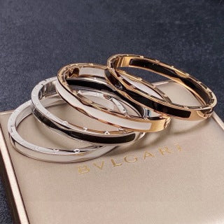 Bvlgari Minimalist Open Cuff Bracelet – Elegant Luxury Jewelry