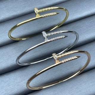 Cartier Clou Radiance Pavé Open Bracelet