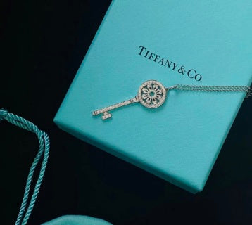 Tiffany Sunflower Key Necklace