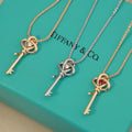 Tiffany Woven Keys Collection Key Necklace