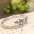 Bvlgari Green Gem Serpent Bracelet – Elegant Luxury Jewelry