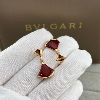 Bvlgari Colorful Fan Crystal Earrings – Elegant Luxury Jewelry