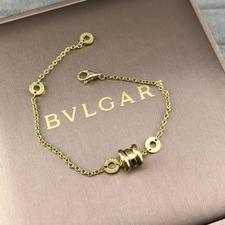 Bvlgari Signature Circle Charm Chain Bracelet – Elegant Luxury Jewelry
