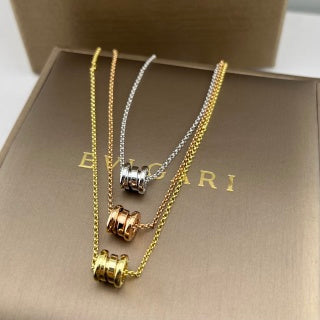 Bvlgari Minimalist Circle Pendant Necklace – Elegant Luxury Jewelry