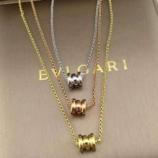 Bvlgari Minimalist Circle Pendant Necklace – Elegant Luxury Jewelry