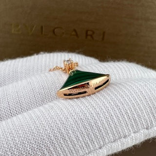 Bvlgari Colorful Fan Pendant Necklace – Elegant Luxury Jewelry