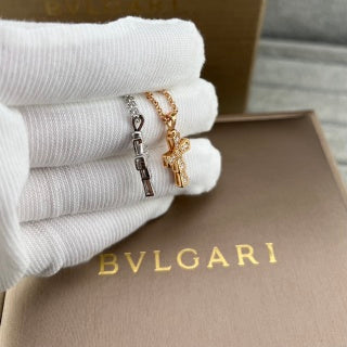 Bvlgari Crystal Cross Pendant Necklace – Elegant Luxury Jewelry