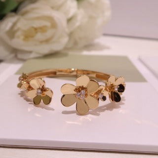 Van Cleef & Arpels Blossom Garden Floral Bangle