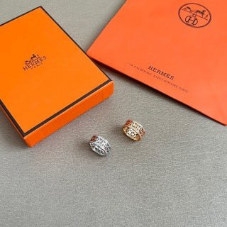 Hermès Chaine d’Ancre Pavé Link Band Ring