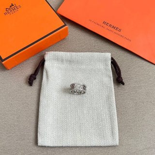 Hermès Chaine d’Ancre Pavé Link Band Ring