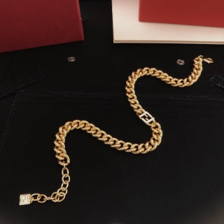 Fendi Aureon FF Link Chain Necklace