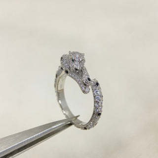 Cartier Panthère Éclat Sculptural Open Ring