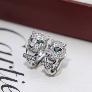 Cartier Panthère Émeraude Majesté Stud Earrings