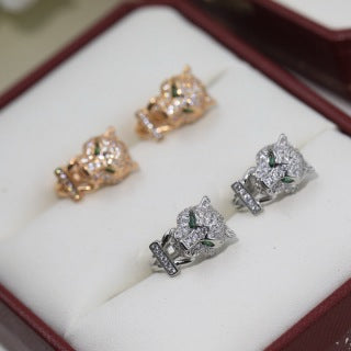 Cartier Panthère Émeraude Majesté Stud Earrings