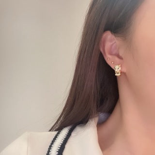 Cartier Panthère Émeraude Majesté Stud Earrings