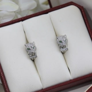 Cartier Panthère Émeraude Majesté Stud Earrings