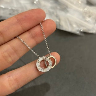Cartier Cercle Harmonie Duo Pendant Necklace