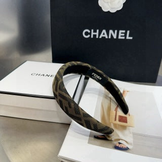 Fendi Oblique Heritage FF Signature Headband