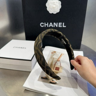 Fendi Oblique Heritage FF Signature Headband