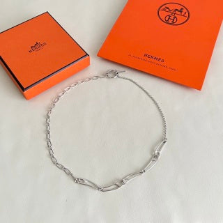 Hermès Chaine d’Ancre Sculptural Link Necklace