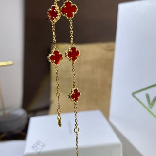 Van Cleef & Arpels Alhambra Colorful Clover Bracelet Collection