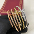 Cartier Clou Rouge Accent Open Bracelet