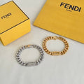 Fendi Varello FF Link Chain Bracelet