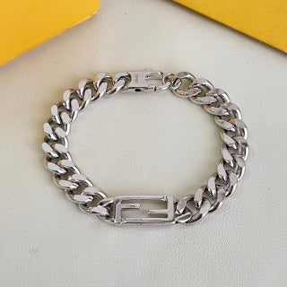 Fendi Varello FF Link Chain Bracelet