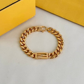Fendi Varello FF Link Chain Bracelet