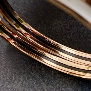 Hermès Clic H Slim Enamel Bracelet