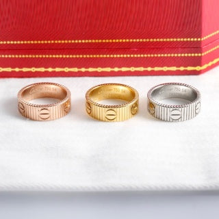 Cartier Love Stria Signature Ring