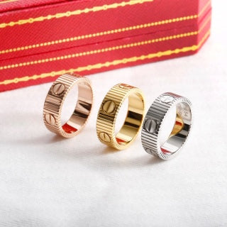 Cartier Love Stria Signature Ring