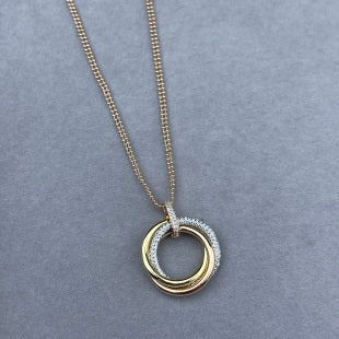 Cartier Cercle Éternel Layered Pendant Necklace