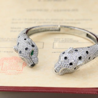 Cartier Panthère Majestique Pavé Open Bracelet